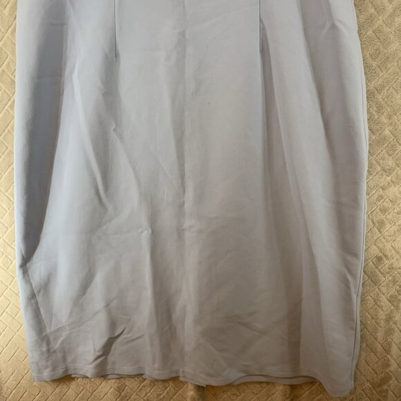 Tasia Womens 12 Dress Light Blue Above the Knee Sheath Conservative Pencil - Picture 4 of 14